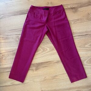 EUC The Limited Drew Fit Pink Crop Pants - size 4